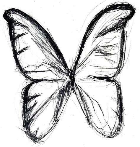 Бабочка рисунок легкий