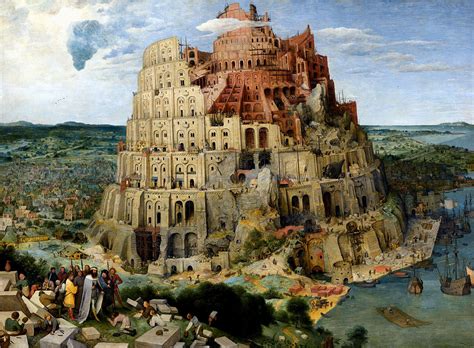 Вавилонская башня картина