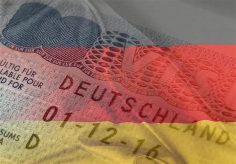 Визаметрик виза в германию