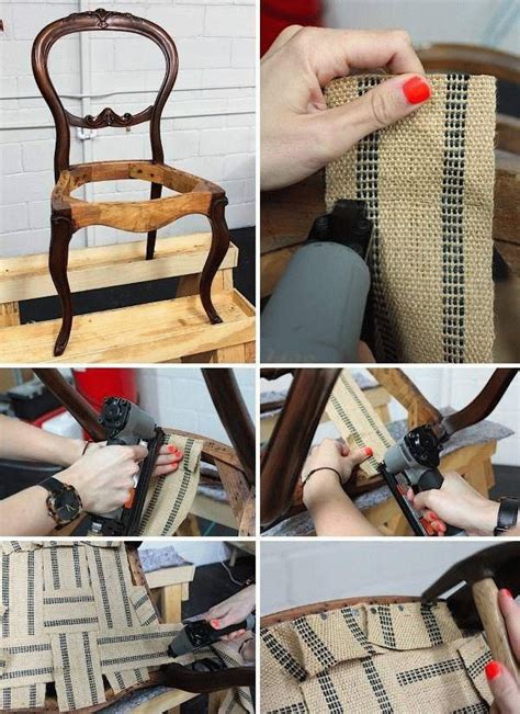 Как перетянуть стул своими руками
