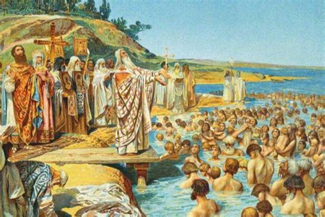 Когда произошло крещение руси