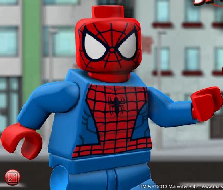 Лего человек паук игра