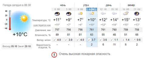 Погода в буинске татарстан на 10