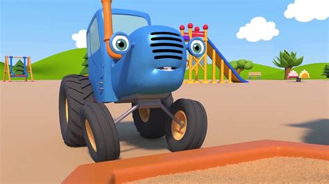 Синий трактор мультики для детей все серии подряд