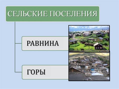 Чем различаются города сельские поселения какие функции они выполняют