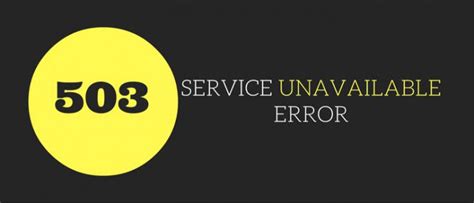 503 service temporarily unavailable перевод