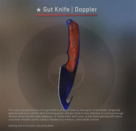 Gut knife doppler factory new