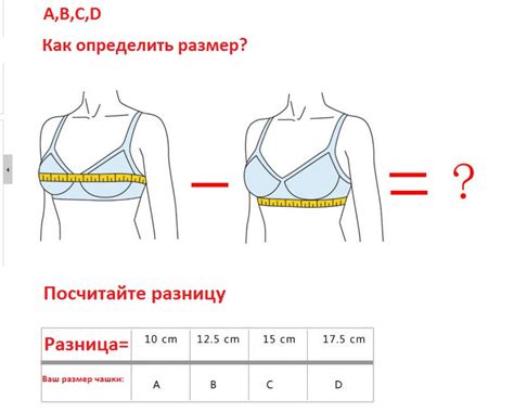 Как измерять размер груди
